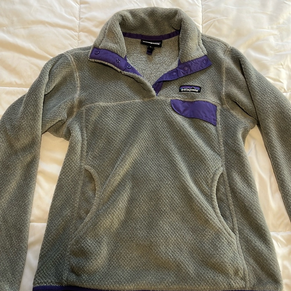 Patagonia Gray and Purple Women's Jacket S